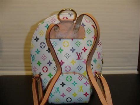 louis vuitton multicolor white ellipse backpack|louis vuitton ellipse bag authentic.